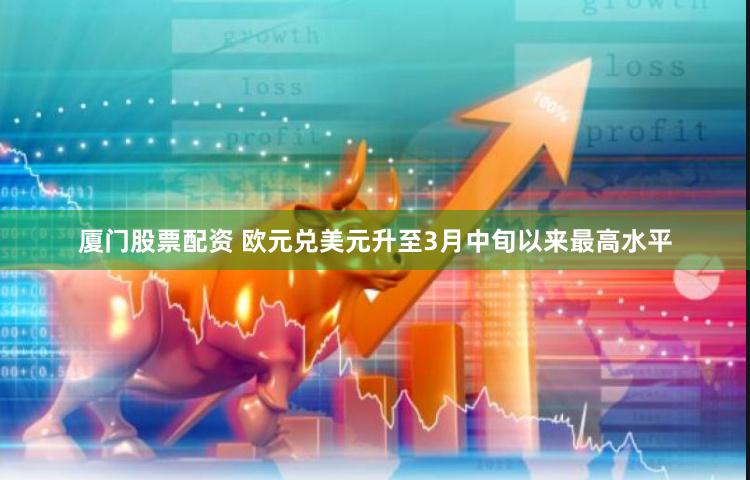 厦门股票配资 欧元兑美元升至3月中旬以来最高水平