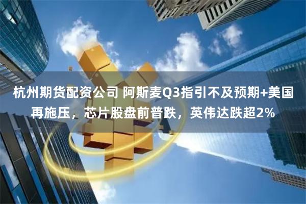 杭州期货配资公司 阿斯麦Q3指引不及预期+美国再施压，芯片股盘前普跌，英伟达跌超2%